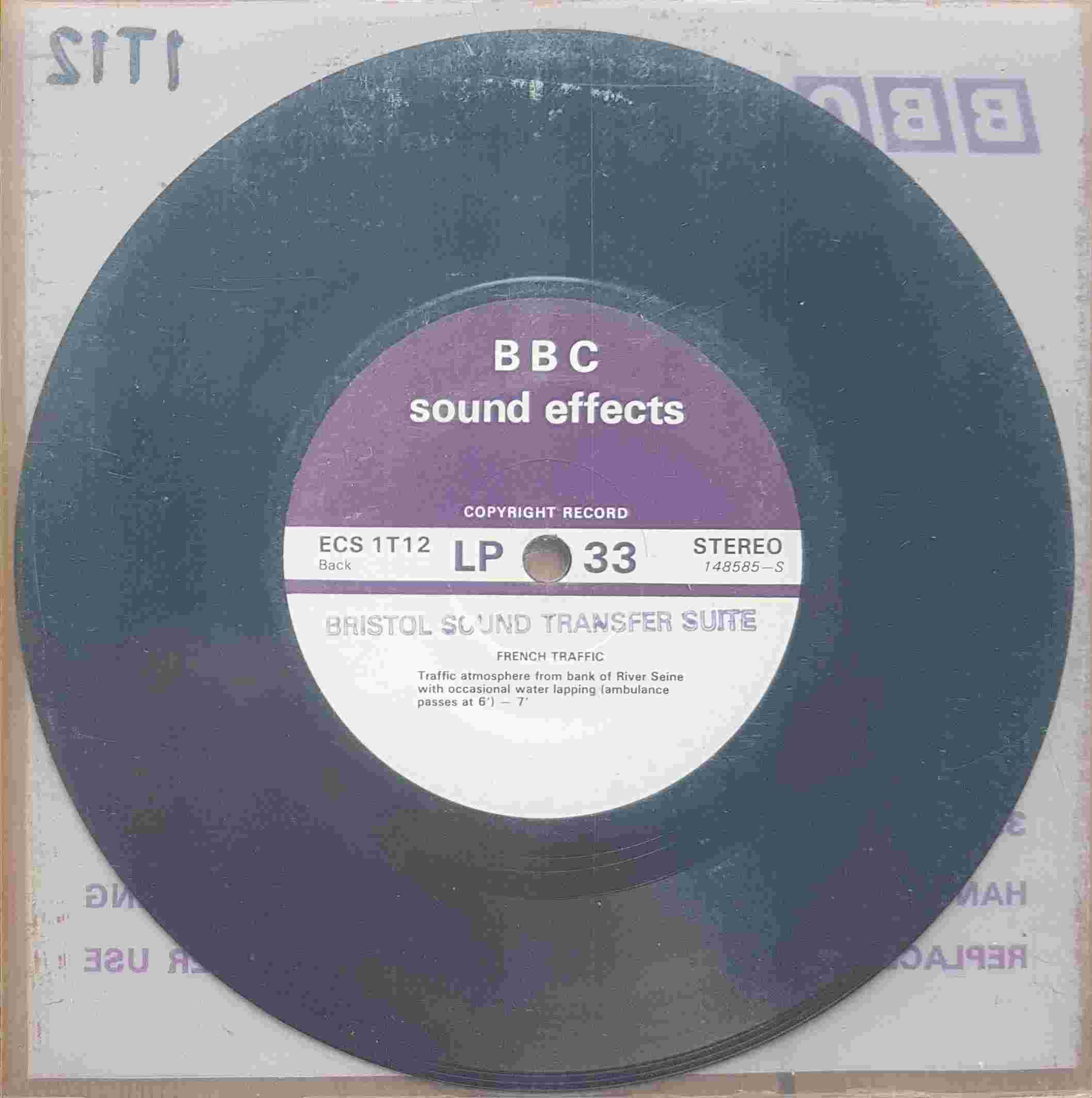 Picture of ECS 1T12 French traffic by artist Not registered from the BBC records and Tapes library